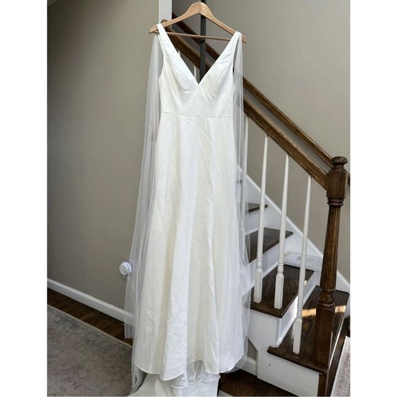 New Bhldn x Jenny Yoo Tana Gown sz 8 - Picture 6 of 11